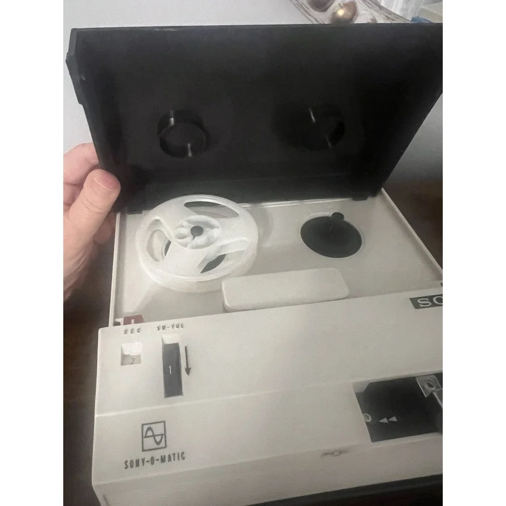 Vintage Sony TC-123 Tape Corder w/ Box Manuals Warranty Accessories 1960s